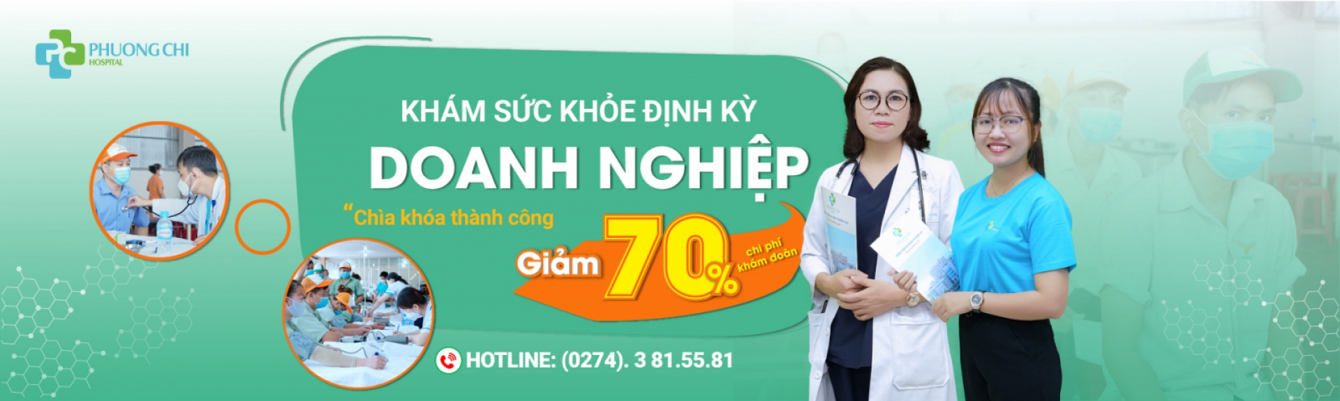 khám sức khỏe định kỳ doanh nghiệp- Bệnh viện Đa khoa Phương Chi
