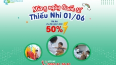 THÔNG BÁO: ƯU ĐÃI ĐẶC BIỆT NHÂN NGÀY QUỐC TẾ THIẾU NHI 1.6
