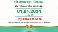 Thông báo lịch làm việc tết dương lịch 2024 | Bệnh viện Đa khoa Phương Chi